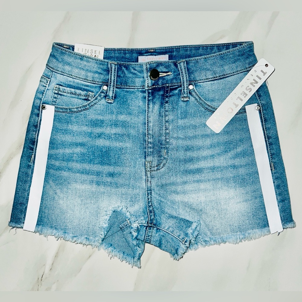 $8 Sale Tinseltown Side-Striped Denim sizes 1, 3, 5, 7, 9, 11, or 13